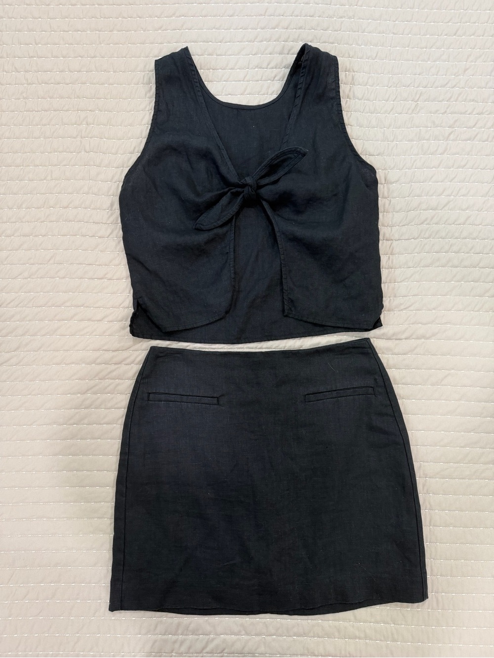 Madewell linen skort set - Picture 2 of 3